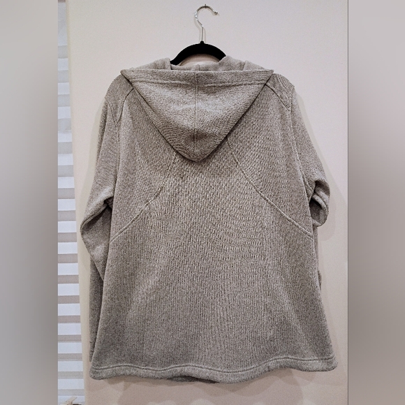 Eddie Bauer Women's Radiator Heather Gray Fleece Zip Up Sweater/Jacket (XL) - Picture 5 of 7